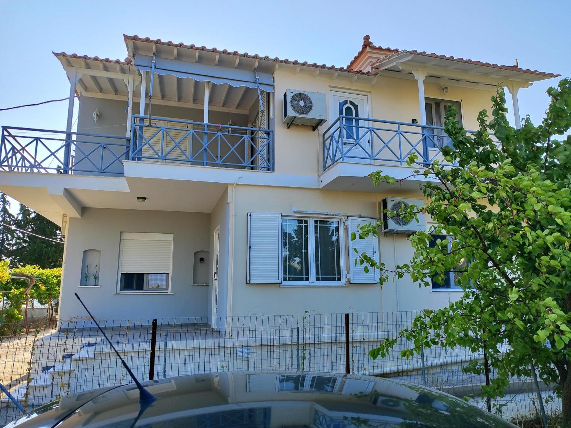 Holiday House With Sea View In Skala Polichnitos Skala Polichnitou Экстерьер фото